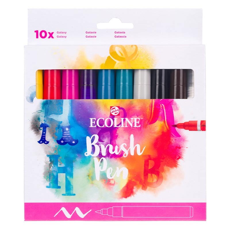 markery-ecoline-brush-pen-galaxy-10szt