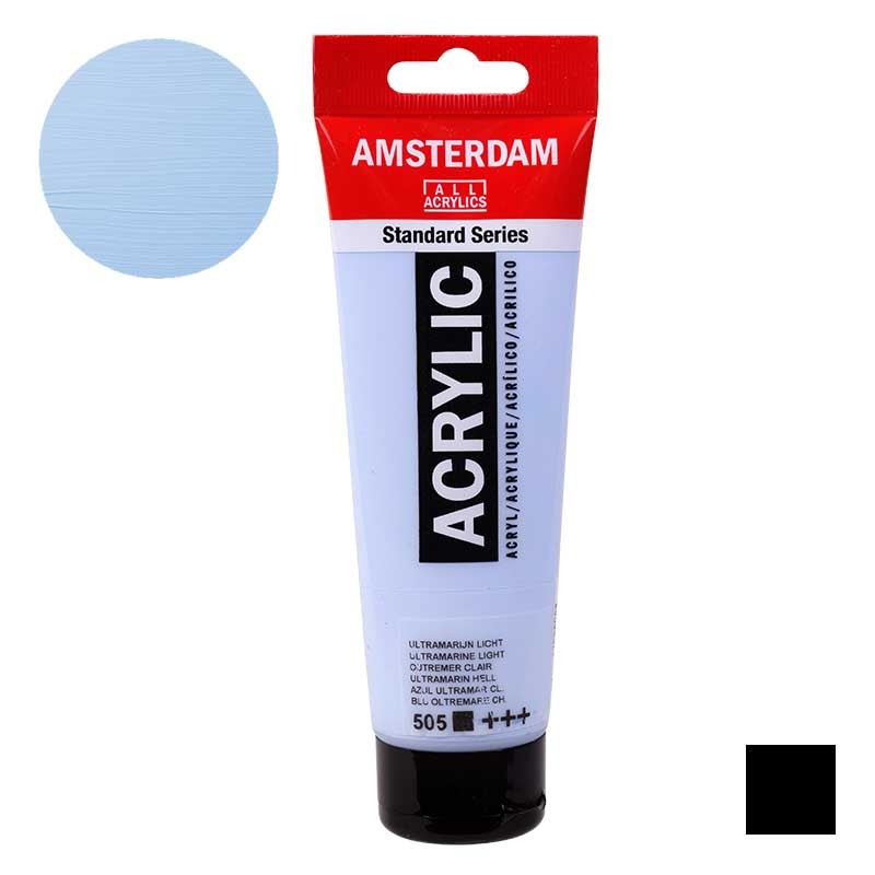 Farba akrylowa Amsterdam Acrylic 120 ml 505 Ultramarine Light 01