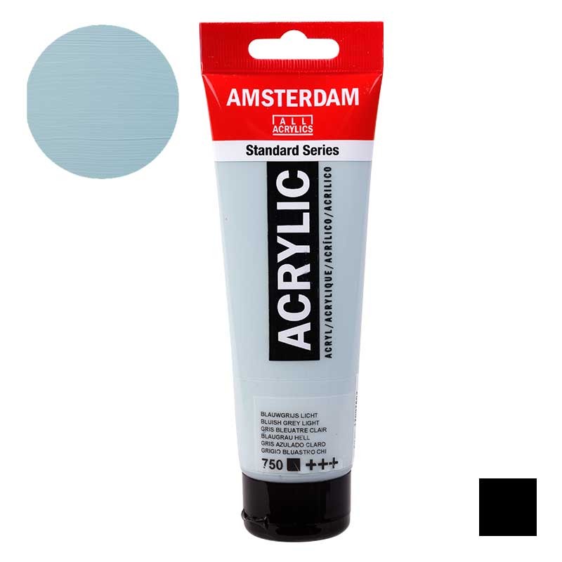 Farba akrylowa Amsterdam 120 ml 750 Bluish Grey Light 01