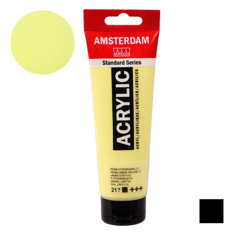 Farba akrylowa Amsterdam Acrylic 120 ml 217 Permanent Lemon Light 01
