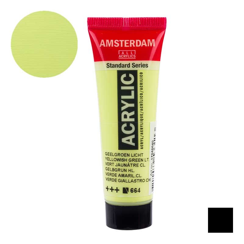 Farba akrylowa Amsterdam Acrylic 20 ml 664 Yellow Green Light 0