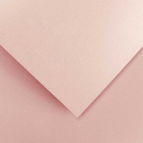 Papier ozdobny metalizowany Millenium pudrowy róż - A4, 220 g, 20 ark.