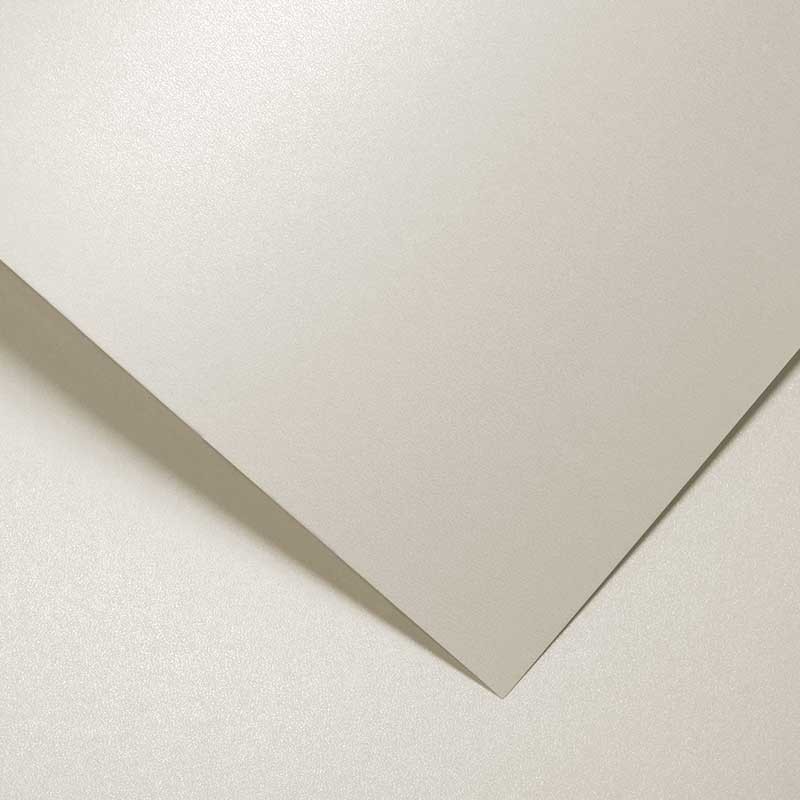 Papier ozdobny metalizowany Millenium złamana biel A4 01