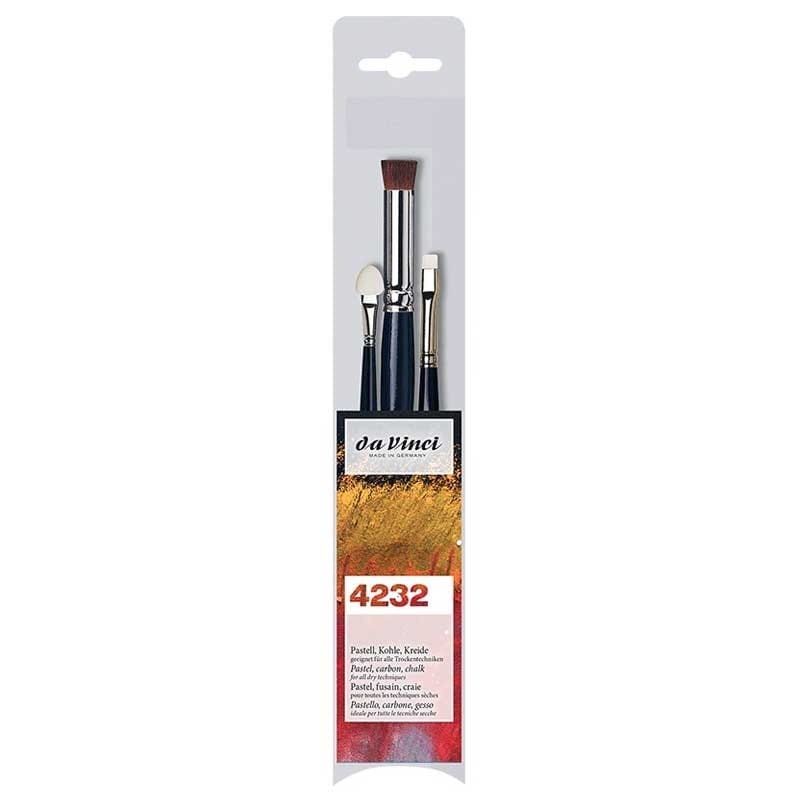 Pędzle-da-Vinci-zestaw-4232-Pastel-Brush-Set-3-szt