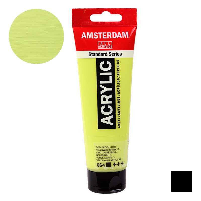 Farba akrylowa Amsterdam Acrylic 120 ml 664 Yellowish Green Light 01