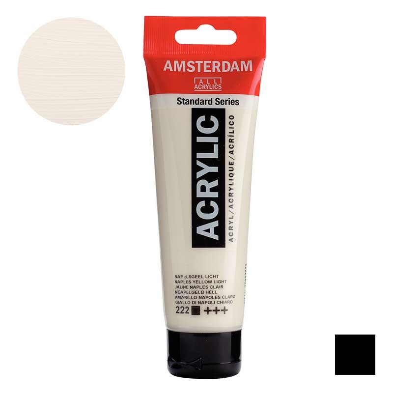 Farba akrylowa Amsterdam Acrylic 120 ml 222 Naples yellow light 01