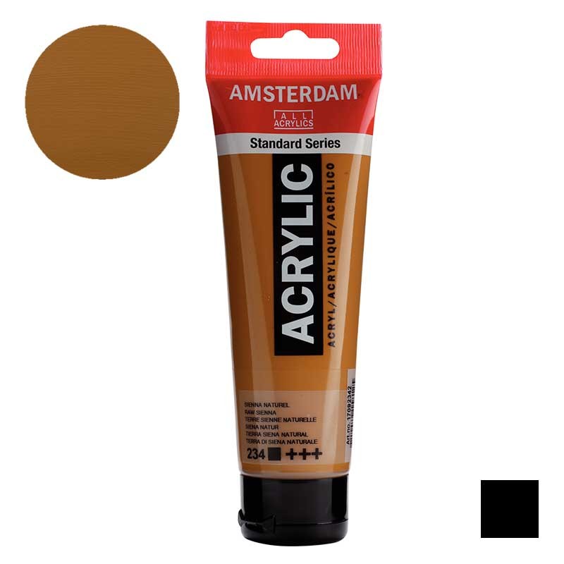 Farba akrylowa Amsterdam Acrylic 120 ml 234 Raw sienna 01