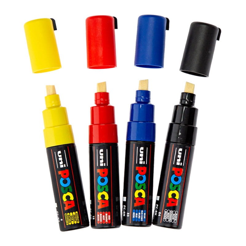Zestaw markerów POSCA PC-8K zestaw - 4 szt