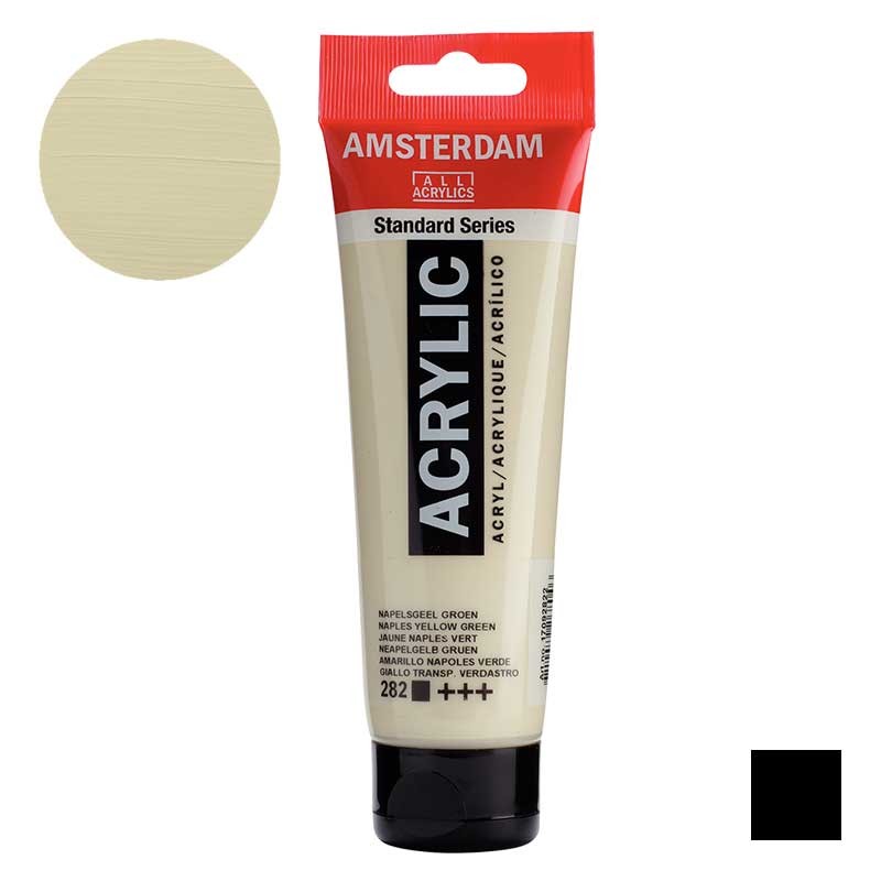 Farba akrylowa Amsterdam Acrylic 120 ml 282 Naples yellow green 01