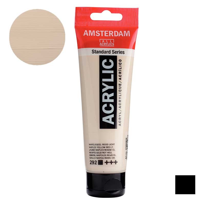 Farba akrylowa Amsterdam Acrylic 120 ml 292 Naples yellow red light 01