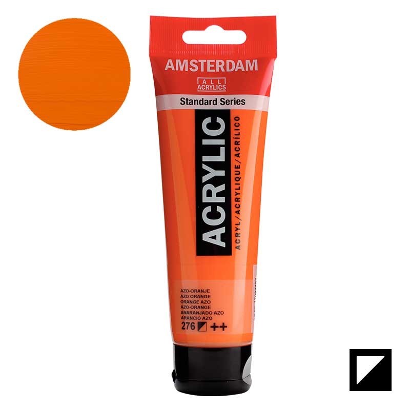 Farba akrylowa Amsterdam Acrylic 120 ml 276 Azo orange 01
