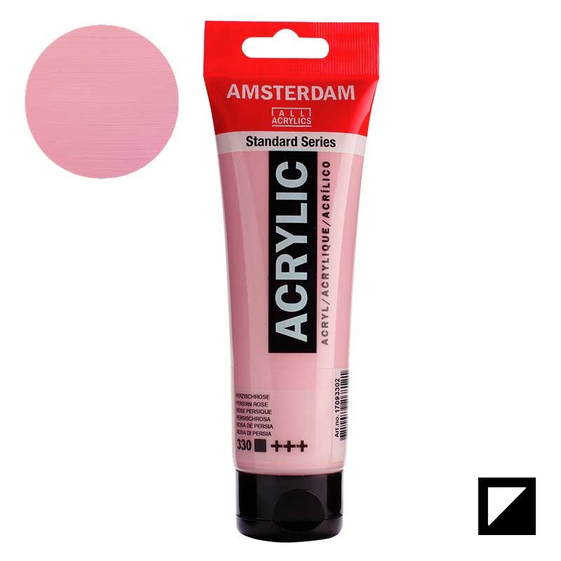 Farba akrylowa Amsterdam Acrylic 120 ml 330 Persian rose 01