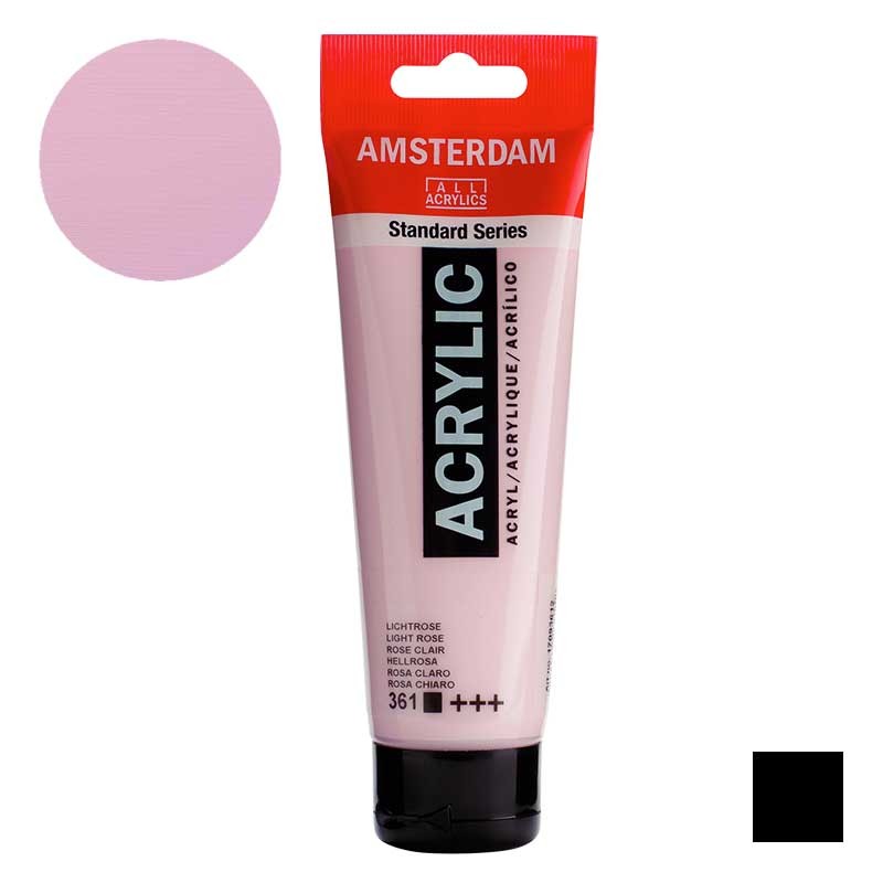 Farba akrylowa Amsterdam Acrylic 120 ml 361 Light rose 01