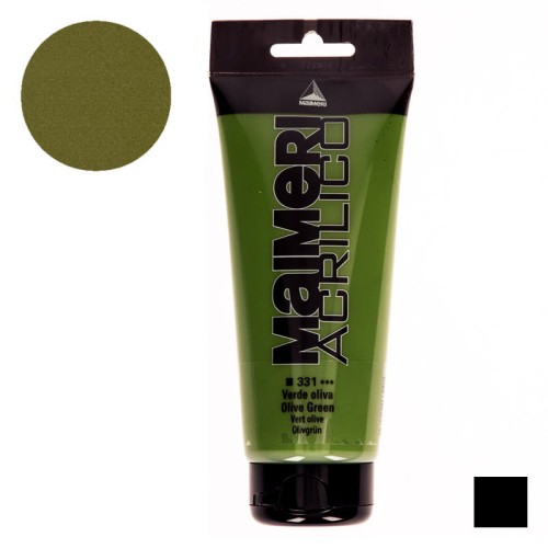 Farba akrylowa Maimeri Acrilico 200 ml - 331 Olive green