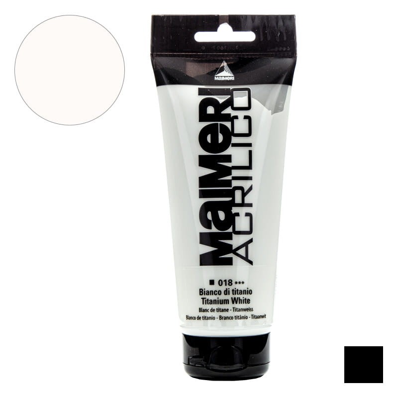 Farba-akrylowa-Maimeri-Acrilico-200-ml-018-Titanium-white
