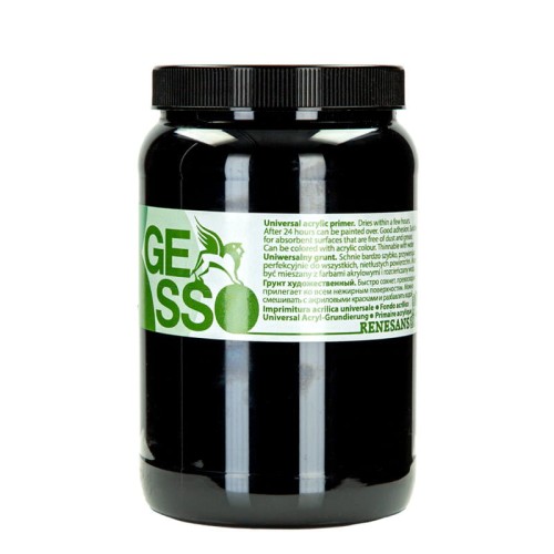 Grunt Gesso czarne Renesans - 500 ml