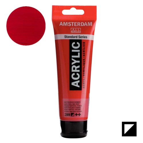 Farba akrylowa Amsterdam Acrylic 120 ml - 399 Naphthol red deep