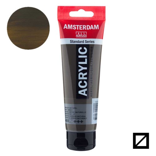 Farba akrylowa Amsterdam Acrylic 120 ml - 408 Raw umber