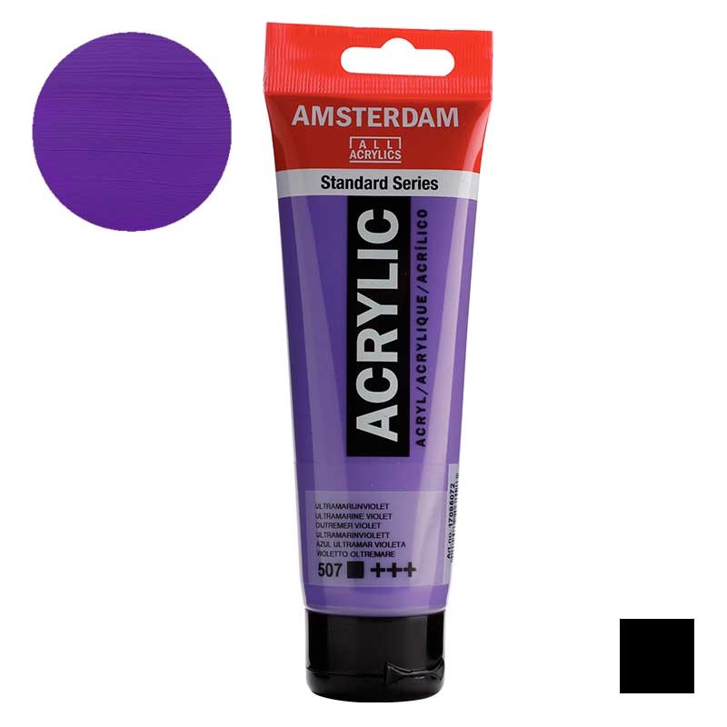 Farba akrylowa Amsterdam Acrylic 120 ml 507 Ultramarine violet 01