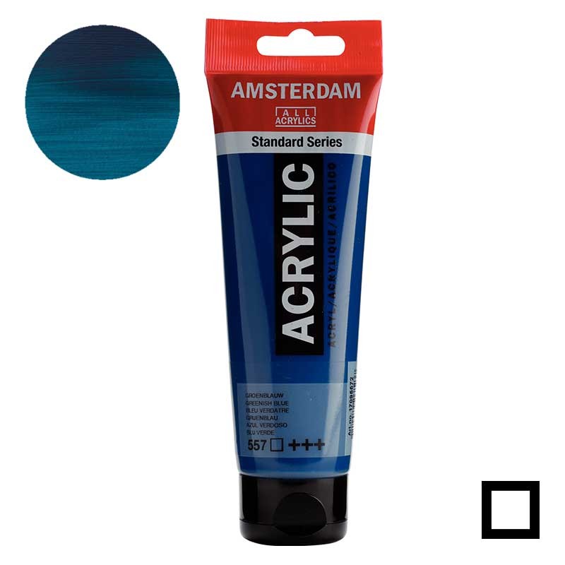 Farba akrylowa Amsterdam Acrylic 120 ml 557 Green blue 01