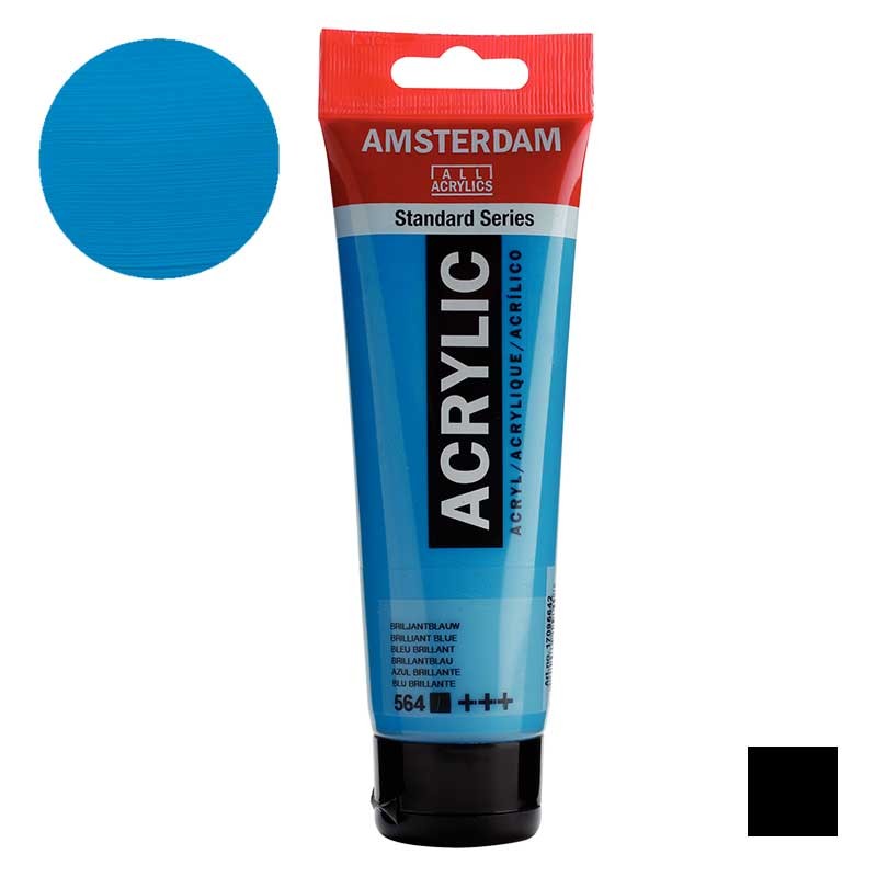 Farba akrylowa Amsterdam Acrylic 120 ml 564 Brilliant blue 01