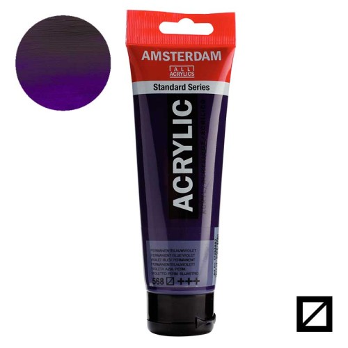 Farba akrylowa Amsterdam Acrylic 120 ml - 568 Permanent blue violet