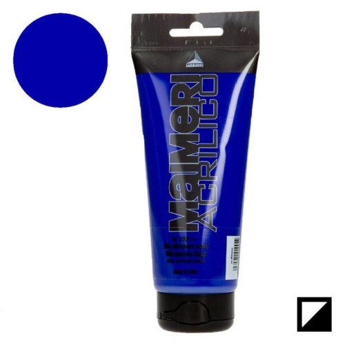 Farba akrylowa Maimeri Acrilico 200 ml - 392 Ultramarine dark
