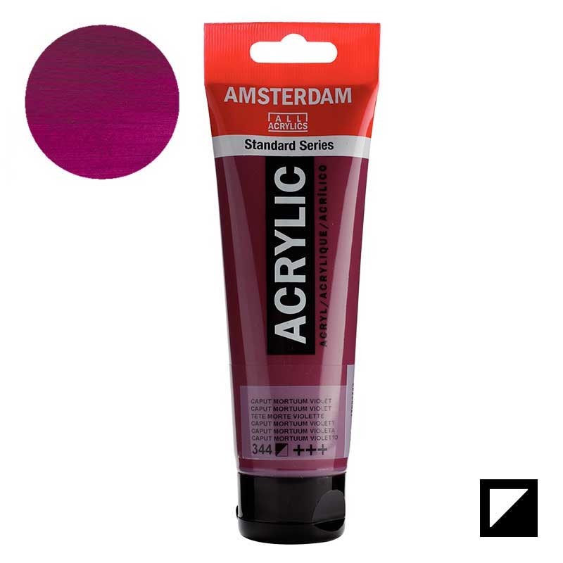 Farba akrylowa Amsterdam Acrylic 120 ml 344 Caput mortuum violet 01