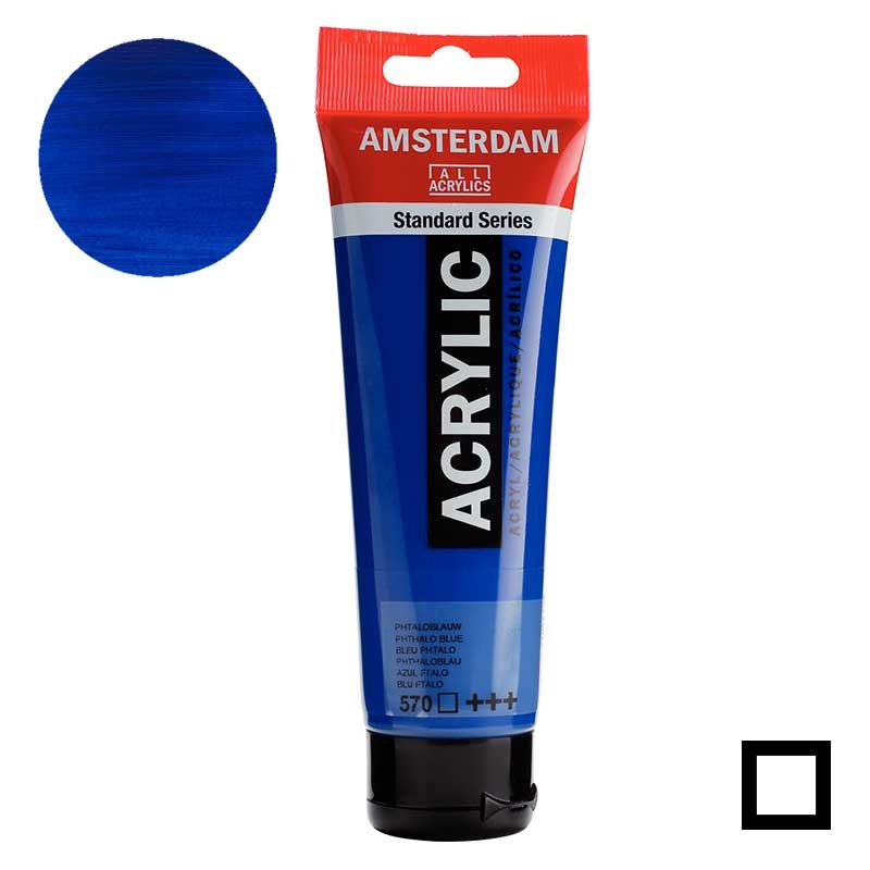 Farba akrylowa Amsterdam Acrylic 120 ml 570 Phthalo blue 01
