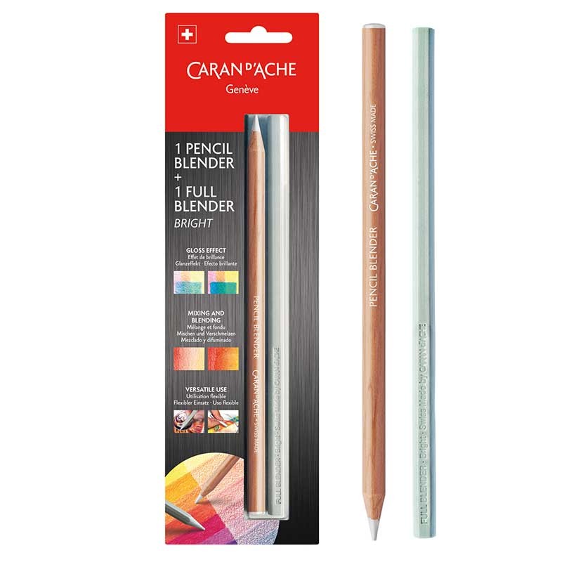 Blender Caran d'Ache zestaw 2 szt. kredka + sztyft 01