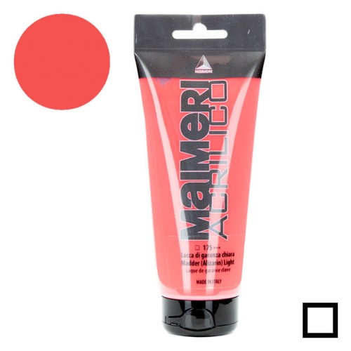 Farba akrylowa Maimeri Acrilico 200 ml - 175 Madder (Alizarin) light