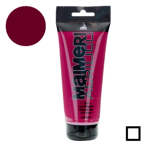 Farba akrylowa Maimeri Acrilico 200 ml - 183 Magenta Lake