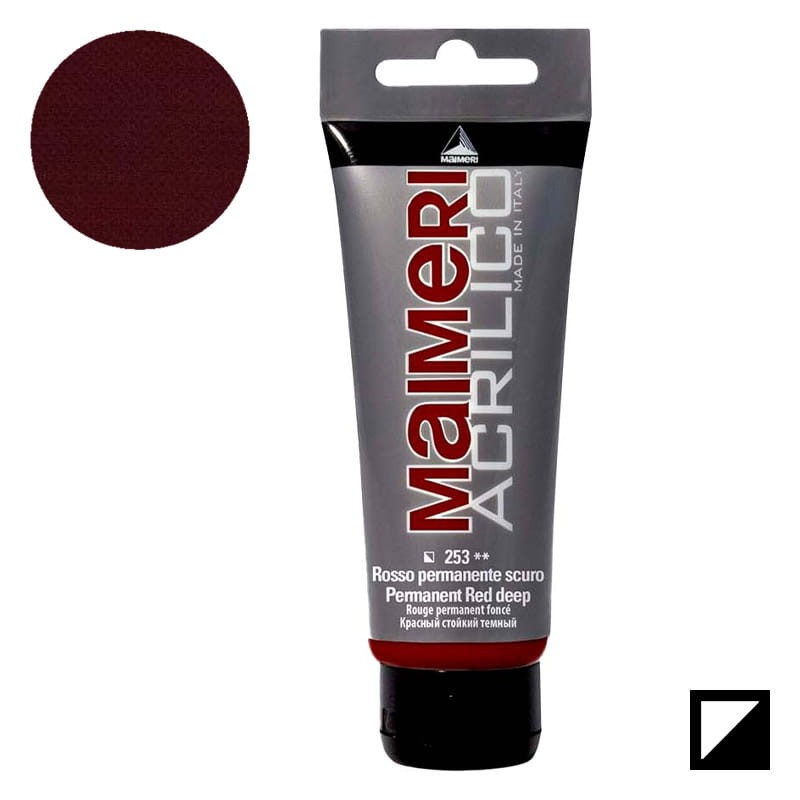 Farba-akrylowa-Maimeri-Acrilico-200-ml-253-Permanent-red-deep