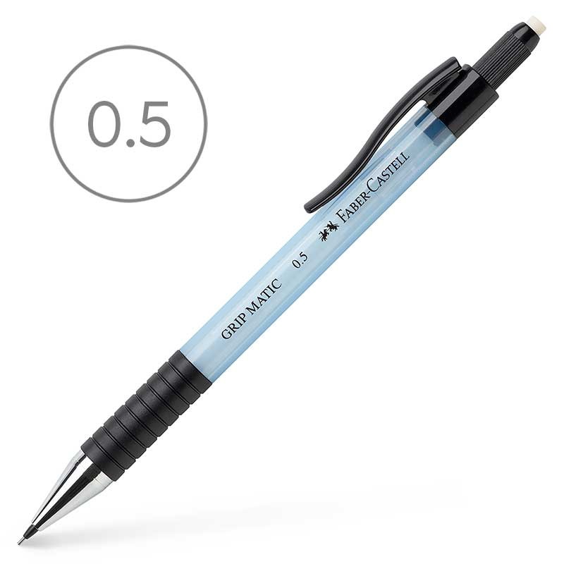 Ołówek automatyczny Faber-Castell Grip Matic 0.5 mm błękitny 01