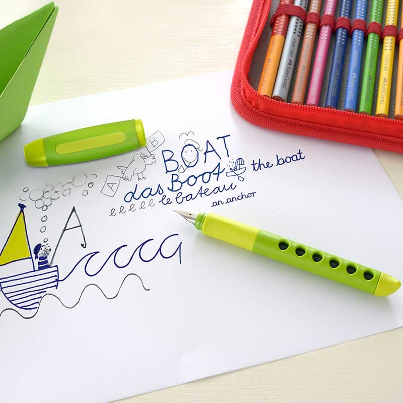 Pióro wieczne dla dzieci Faber-Castell Scribolino zielone 04