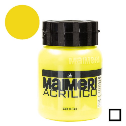 Farba akrylowa Maimeri Acrilico 500 ml - 100 Lemon yellow