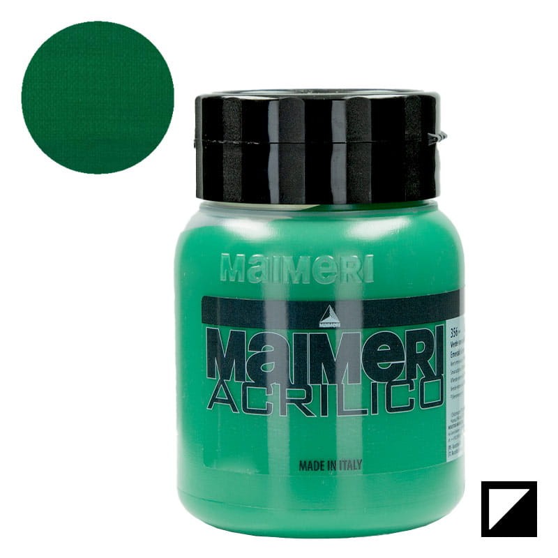 Farba-akrylowa-Maimeri-Acrilico-500-ml-356-Emerald-green-01