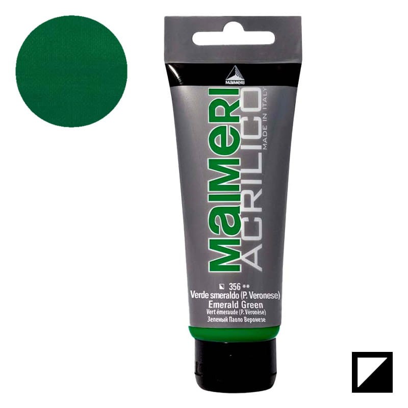 Farba-akrylowa-Maimeri-Acrilico-200-ml-356-Emerald-green