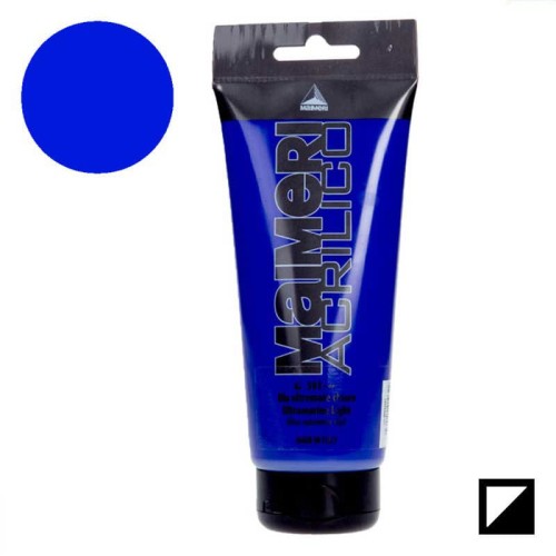 Farba akrylowa Maimeri Acrilico 200 ml - 391 Ultramarine Light