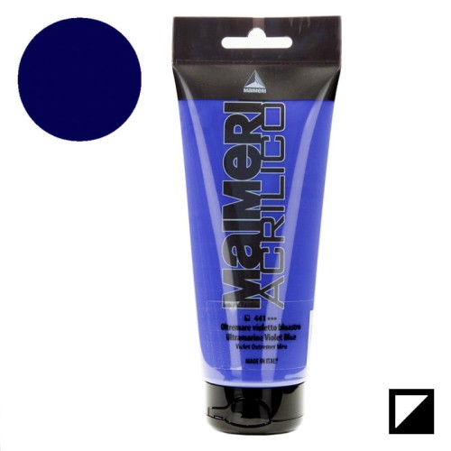 Farba akrylowa Maimeri Acrilico 200 ml - 441 Ultramarine violet blue