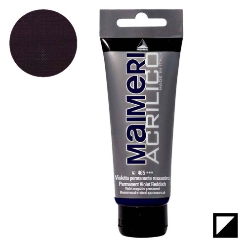 Farba akrylowa Maimeri Acrilico 200 ml - 465 Permanent violet reddish