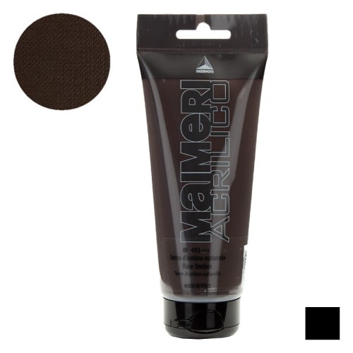 Farba akrylowa Maimeri Acrilico 200 ml - 493 Raw umber
