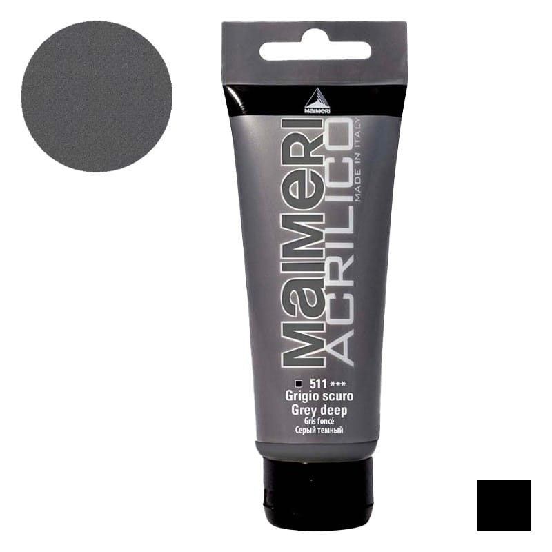 Farba-akrylowa-Maimeri-Acrilico-200-ml-511-Grey-deep