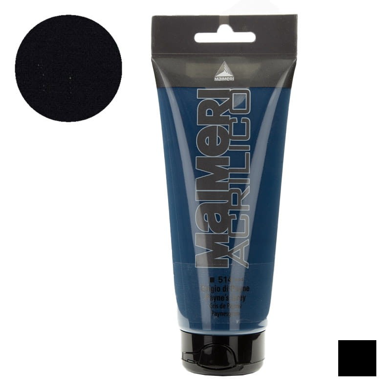 Farba-akrylowa-Maimeri-Acrilico-200-ml-514-Payne's-grey