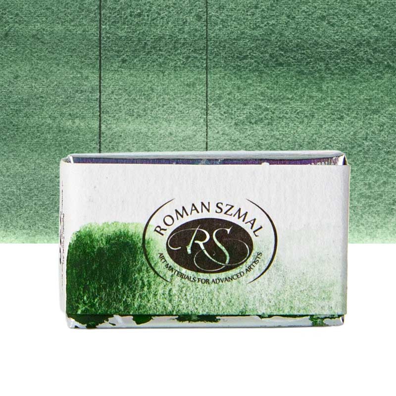 Farba-akwarelowa-Aquarius-kostka-270-Zieleń-chromowa-ciemna01.