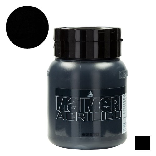 Farba akrylowa Maimeri Acrilico 500 ml - 537 Carbon black