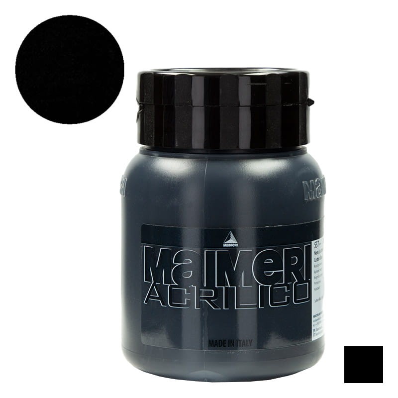 Farba-akrylowa-Maimeri-Acrilico-500-ml-537-Carbon-black