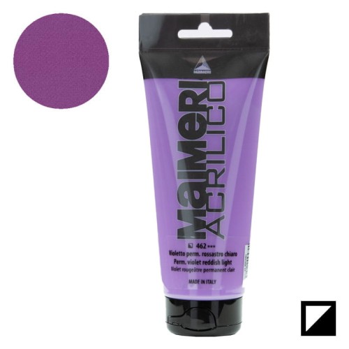 Farba akrylowa Maimeri Acrilico 200 ml - 462 Permanent violet reddish light