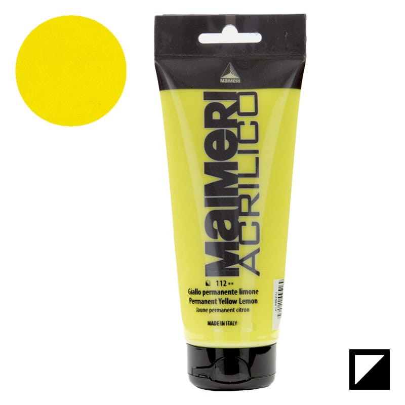 Farba-akrylowa-Maimeri-Acrilico-200-ml-112-Permanent-lemon-yello