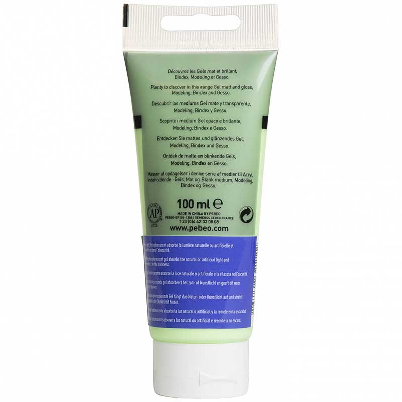 Medium fosforyzujące żelowe Studio Pebeo 100 ml Green 02